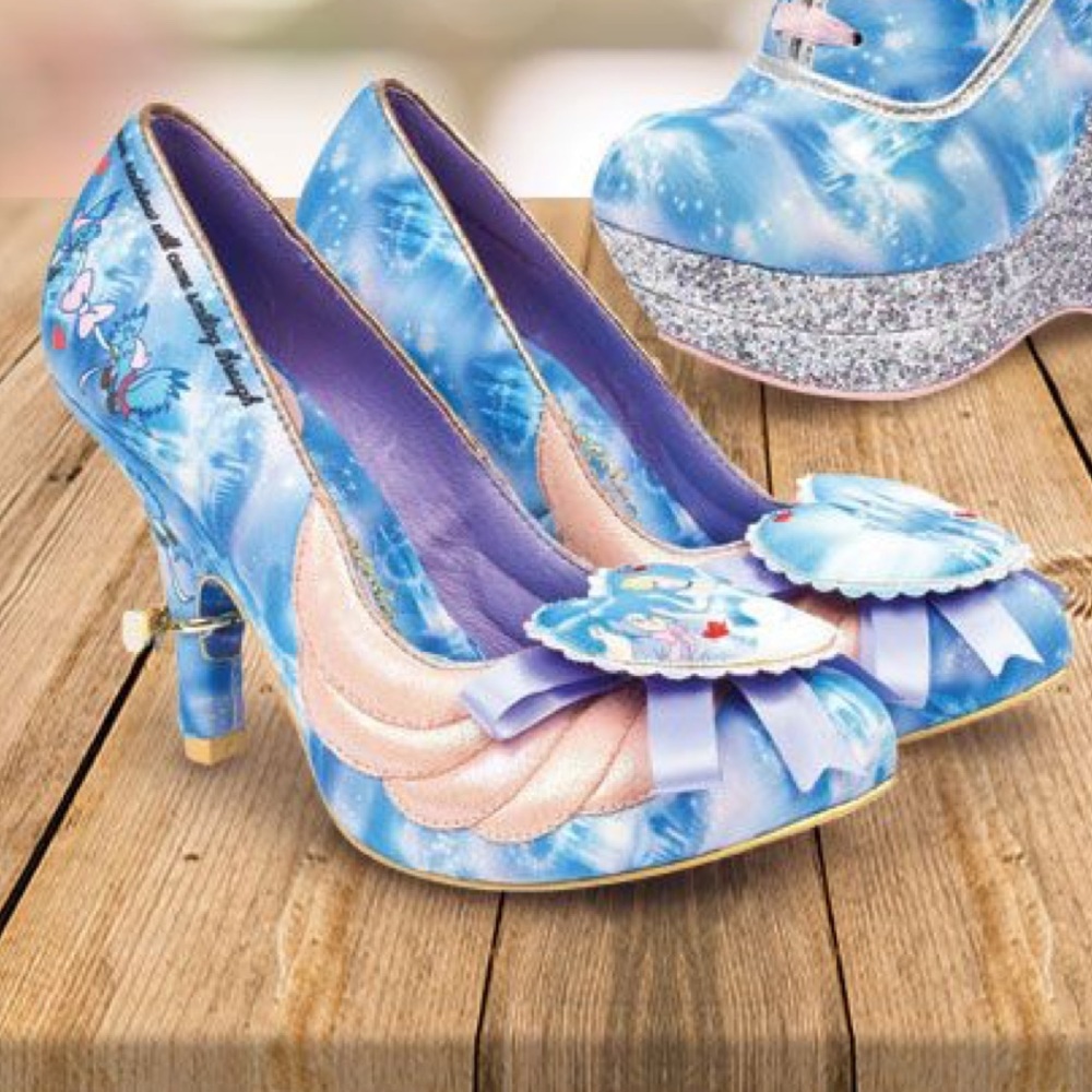 RARE NIB Irregular Choice Disney Cinderella Faith in Dreams Heels